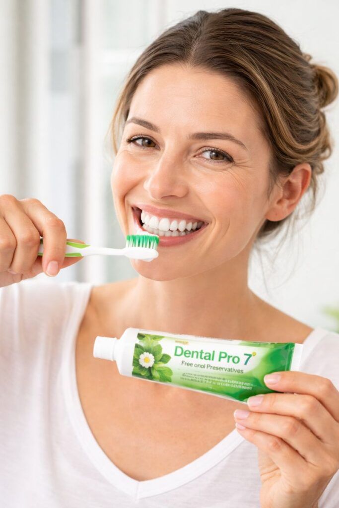Daily use of Dental Pro 7 Free from preservatives