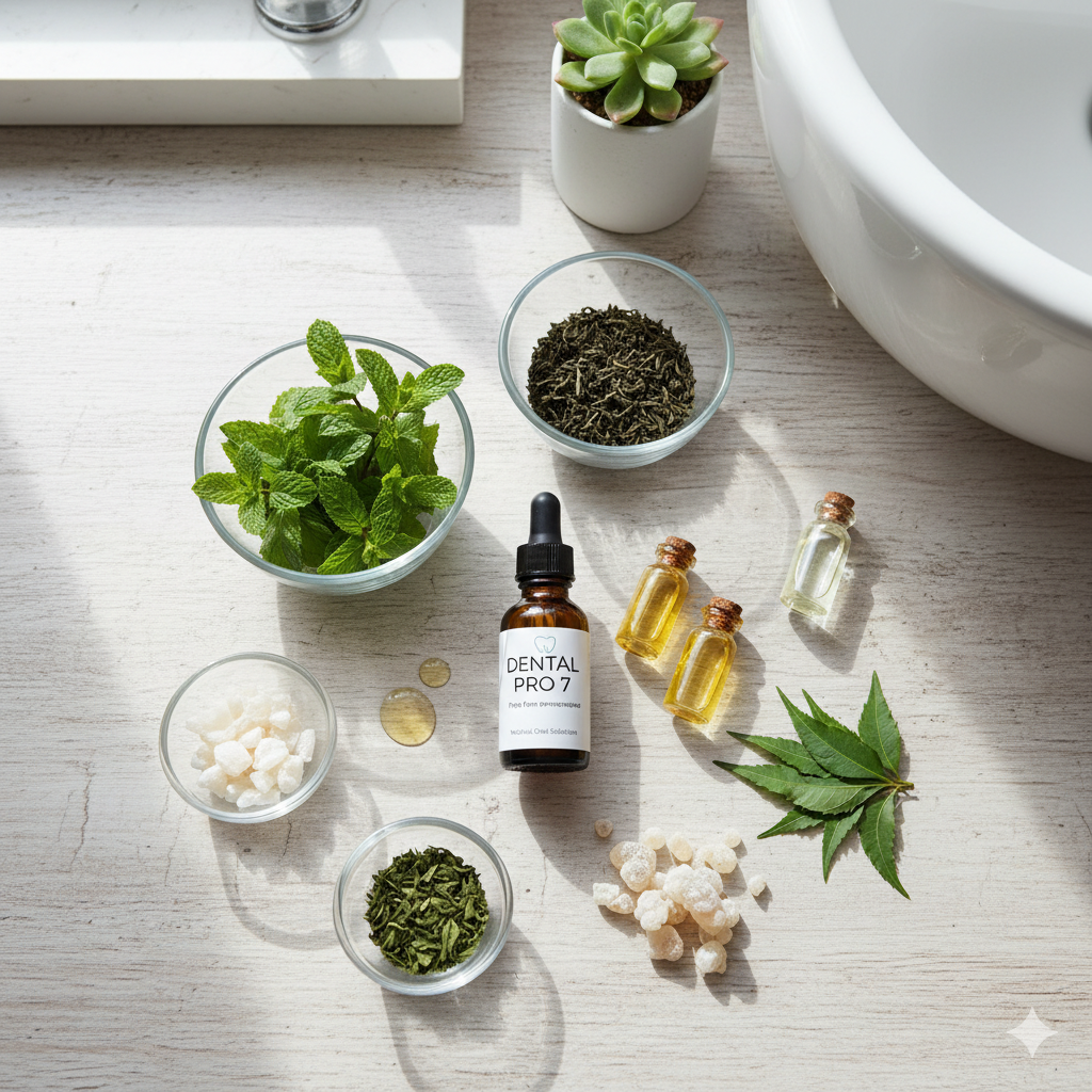 Natural ingredients in Dental Pro 7 Free from preservatives