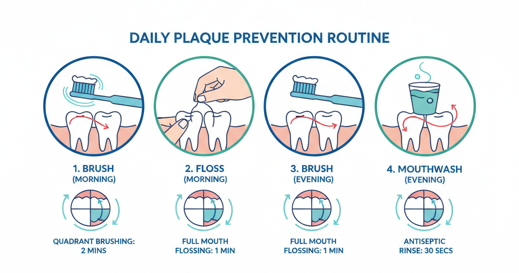 Best Daily Routine to Prevent Plaque Build Up