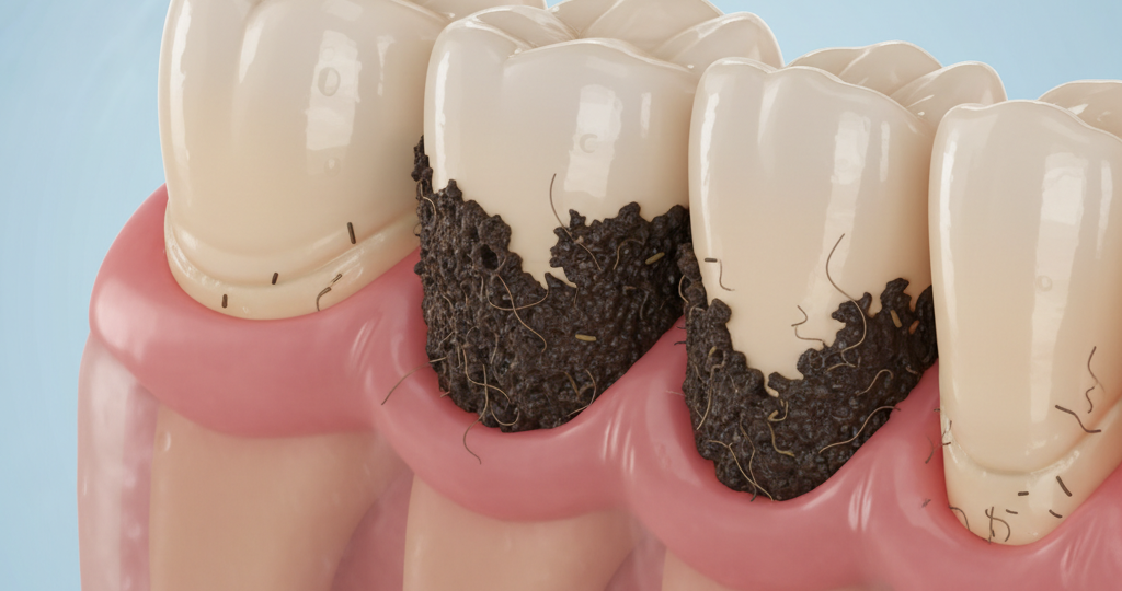 Black Tartar on Teeth Causes and Safe Removal