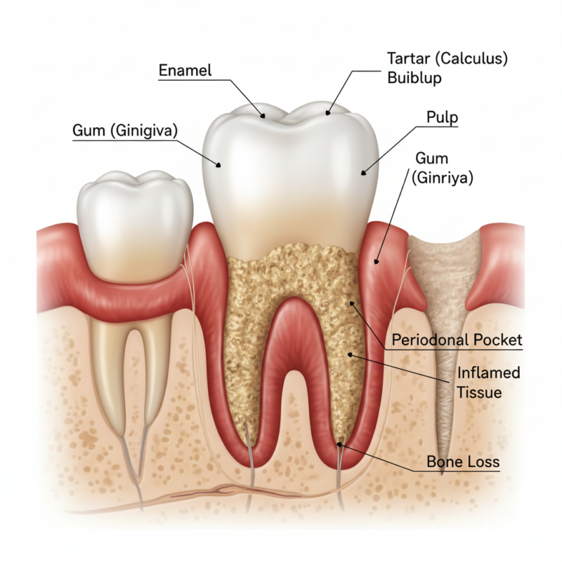 Can Tartar Cause Tooth Loss