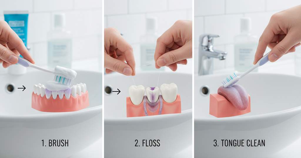 Daily Plaque Control Routine That Actually Works brushing