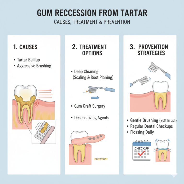 Gum Recession From Tartar