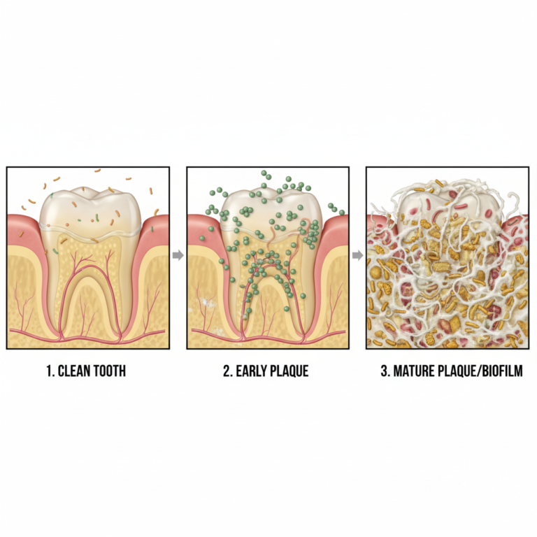 How Plaque Forms on Teeth Step by Step