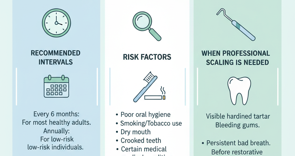 How often should you remove tartar