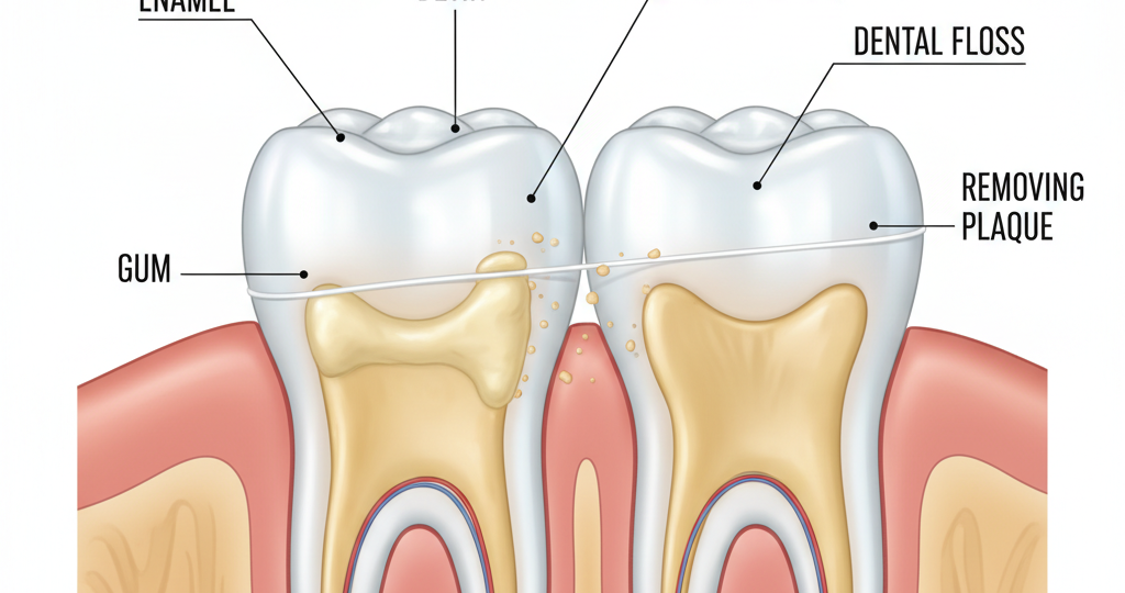 How to Clean Plaque From Between Teeth