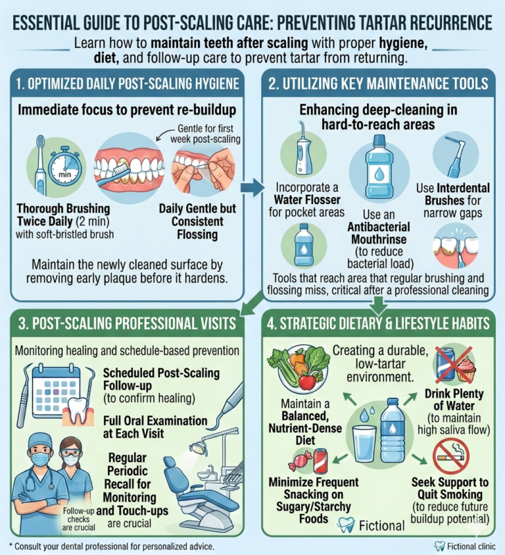 How to Maintain Teeth After Scaling with proper hygiene