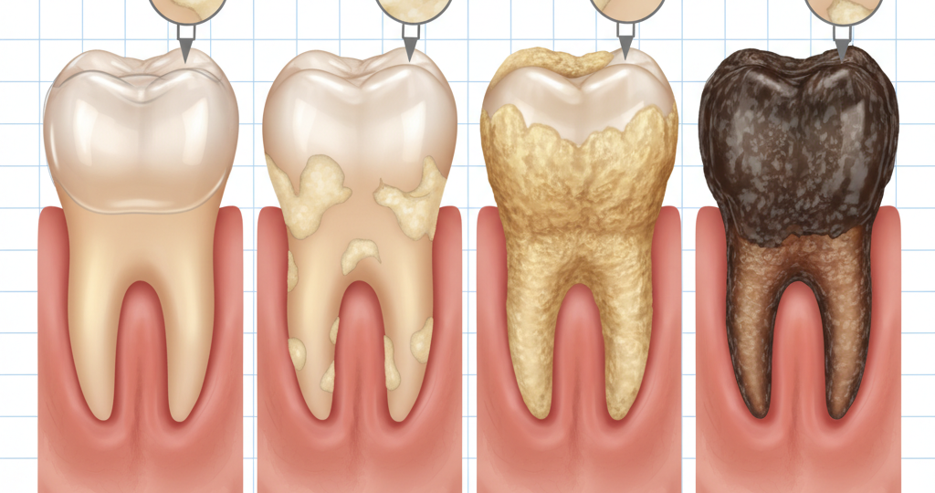 Plaque Color Guide explaining white yellow and What It Means
