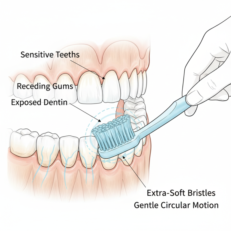 Plaque Removal for Sensitive Teeth using gentle tools