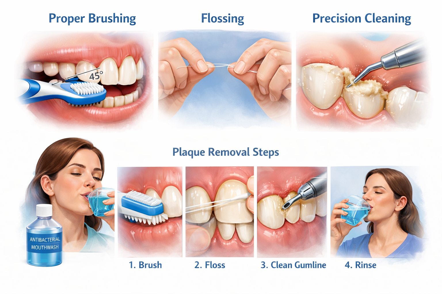 Remove Dental Plaque Effectively