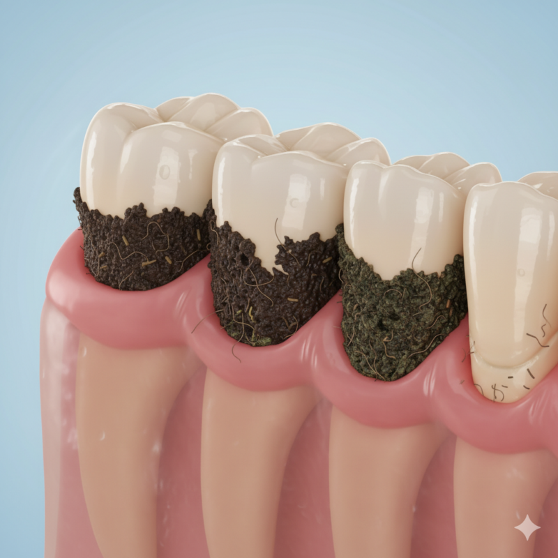 Tartar Behind Lower Front Teeth: Why It Builds Fast