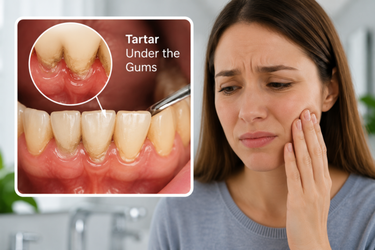 Tartar Under the Gums