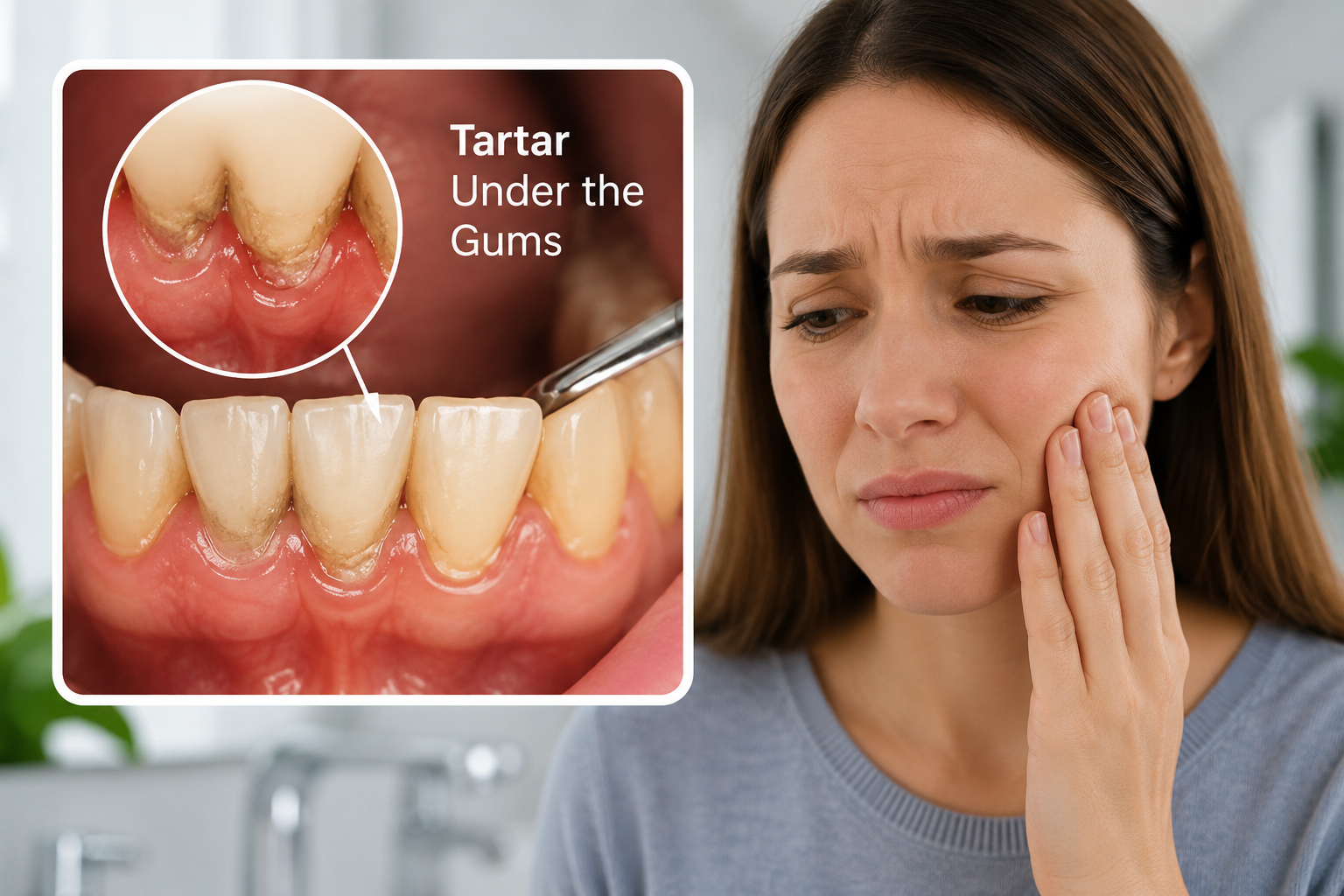 Tartar Under the Gums