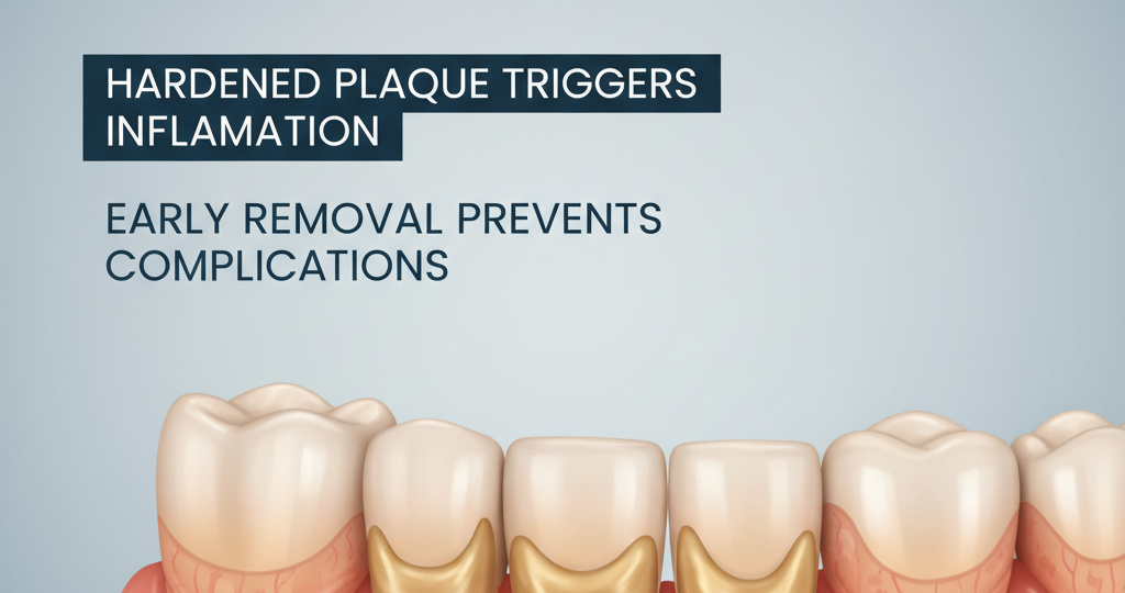 Tartar and gum disease are closely linked