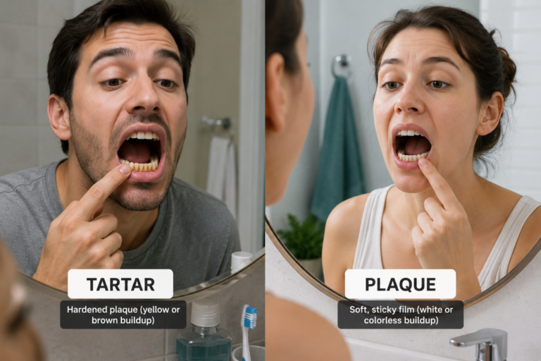 Tartar vs Plaque Differences