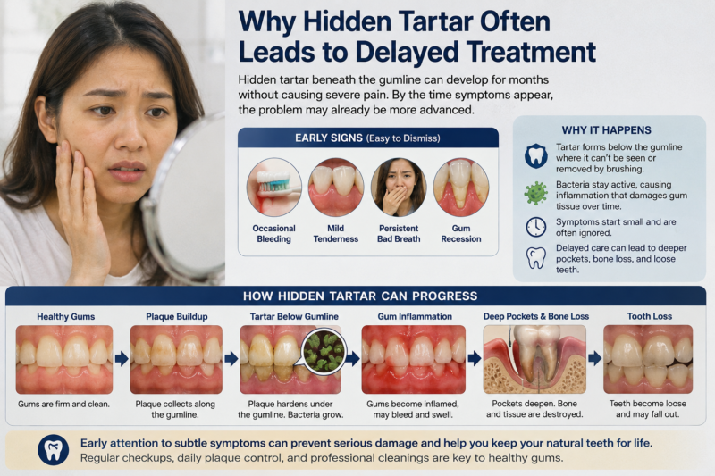 Tartar Under Gums: Hidden Dangers Explained