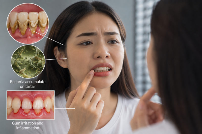 Tartar and gum disease