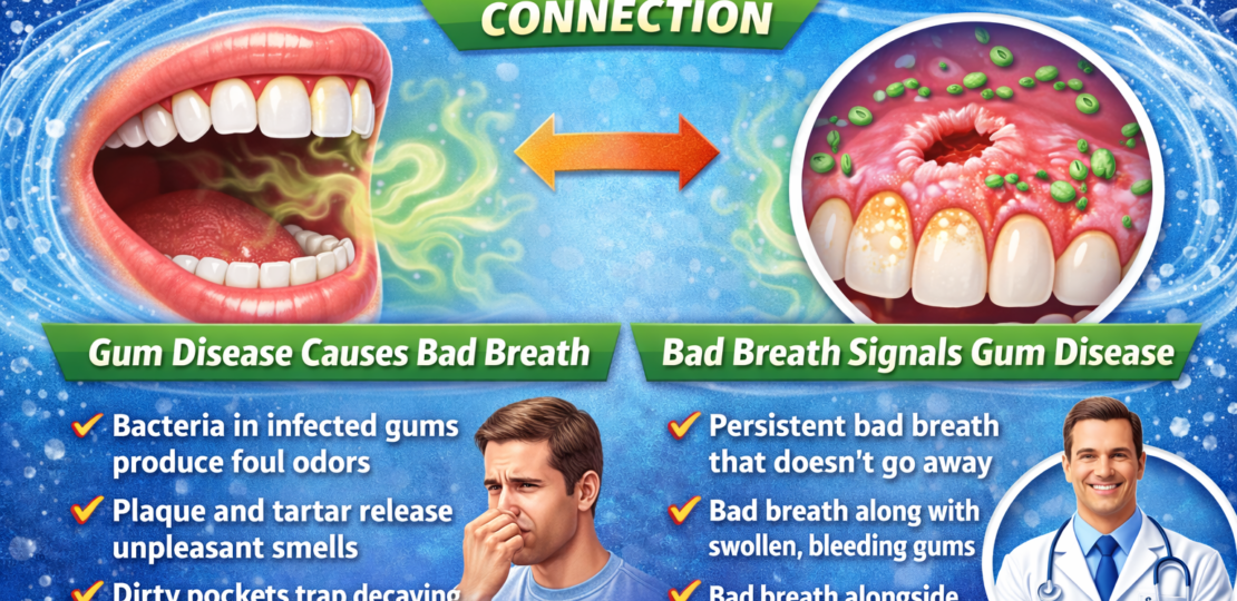 Bad Breath and Gum Disease Connection1