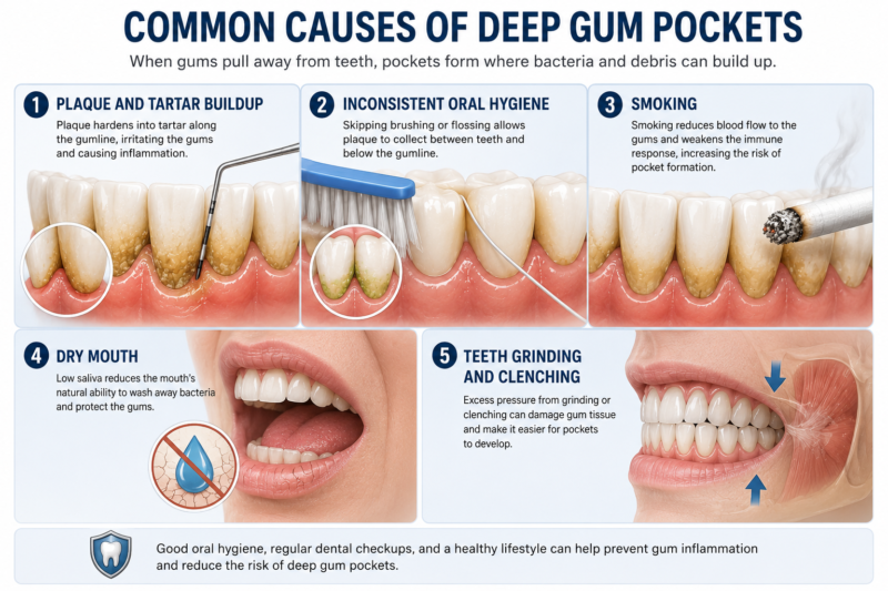 Deep Gum Pocket Causes and Prevention Guide