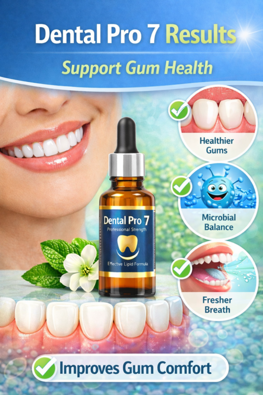 Dental Pro 7 results supporting gum health