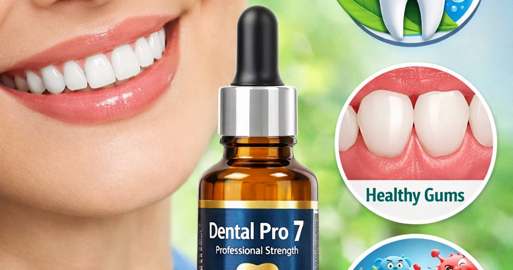 Dental Pro 7 review supplement bottle supporting gum health