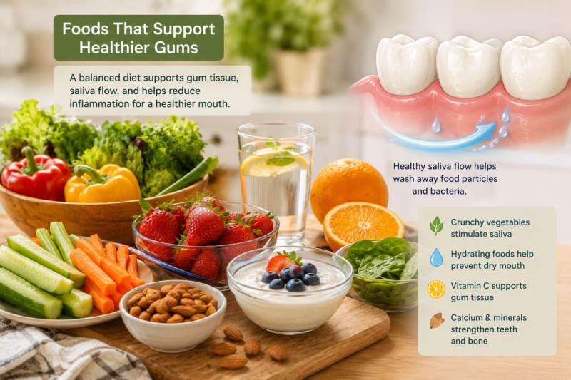 Gum Health Diet for Stronger Teeth and Gums