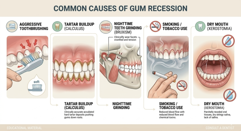 Gum Recession Causes and Prevention Strategies