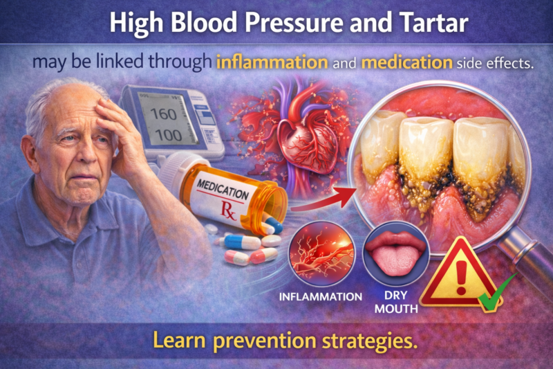 High blood pressure and tartar