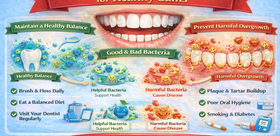 Oral Microbiome Balance for Healthy Gums