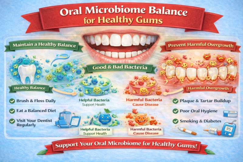 Oral Microbiome Balance for Healthy Gums