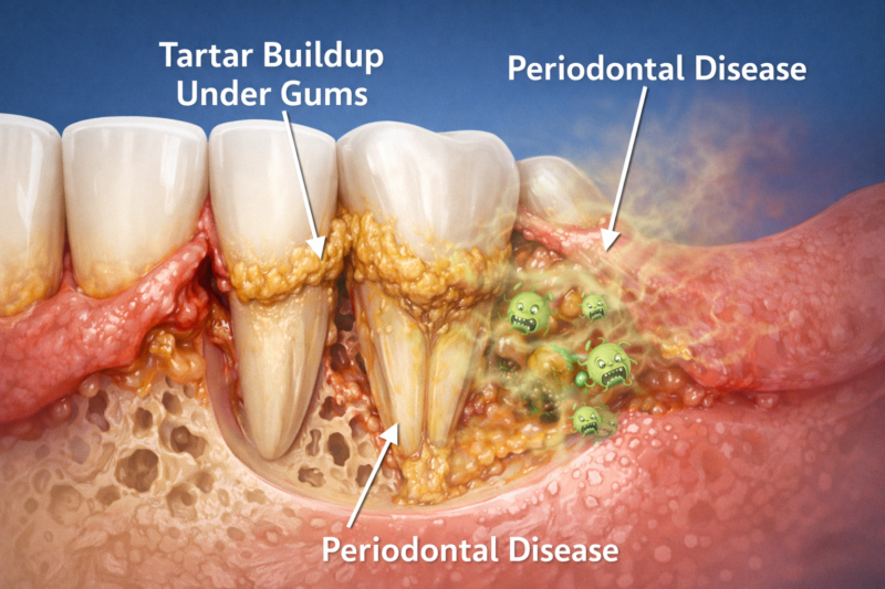 Tartar Buildup Under Gums