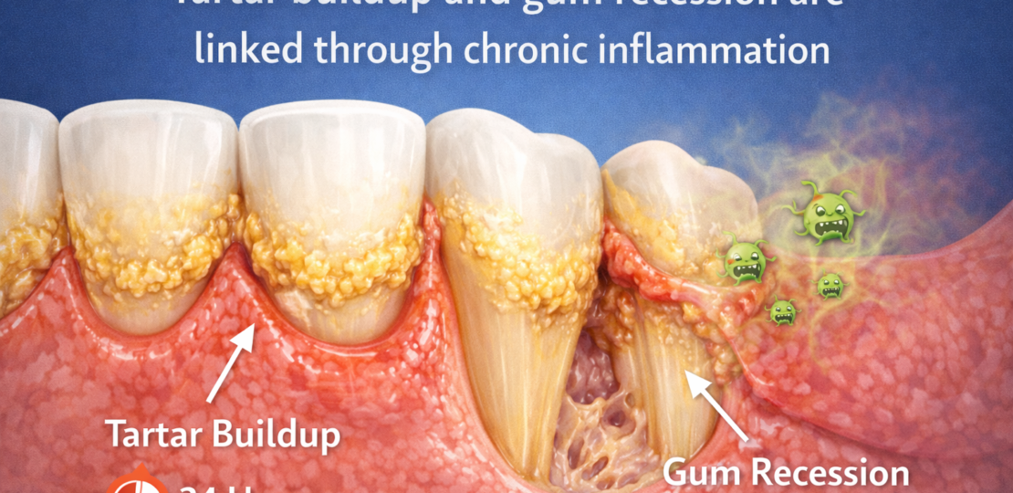 Tartar Buildup and Gum Recession