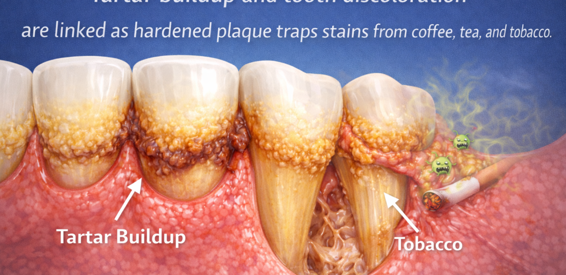 Tartar Buildup and Tooth Discoloration