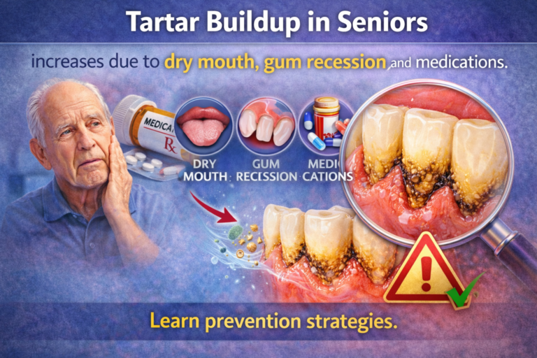 Tartar buildup in seniors