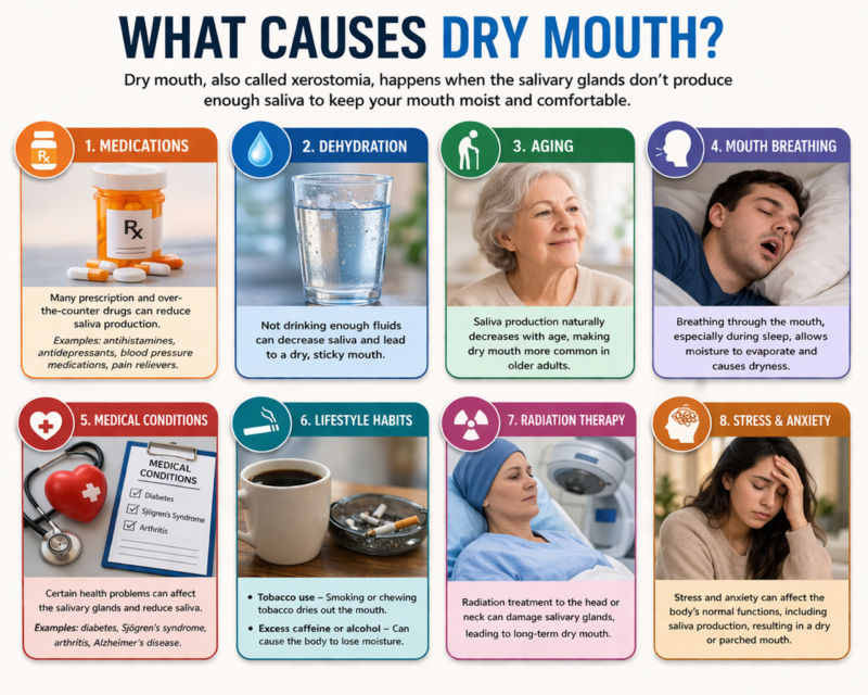 Dry Mouth and Tartar Buildup