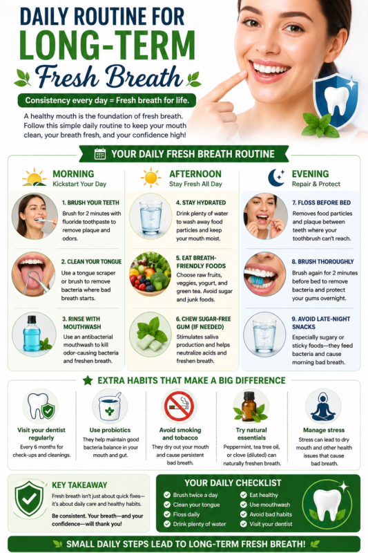 How to Fix Bad Breath Permanently