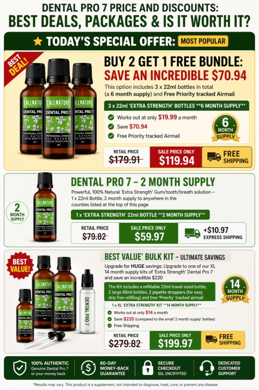 Dental Pro 7 Price and Discounts