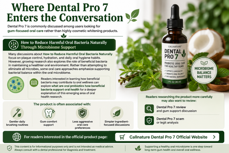 How to Reduce Harmful Oral Bacteria Naturally