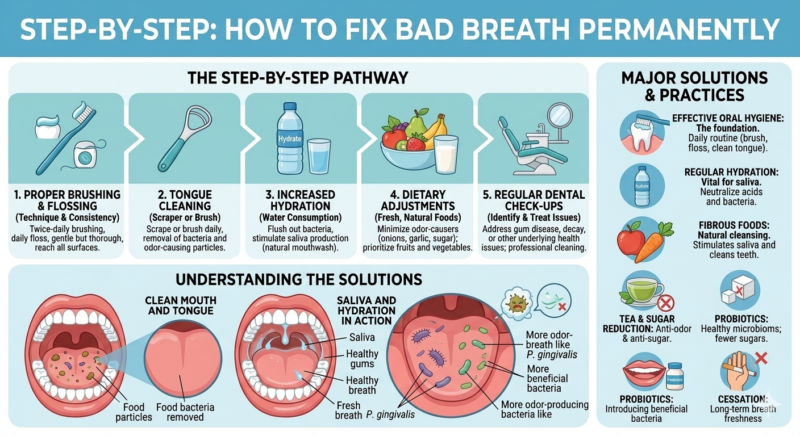 How to Fix Bad Breath Permanently