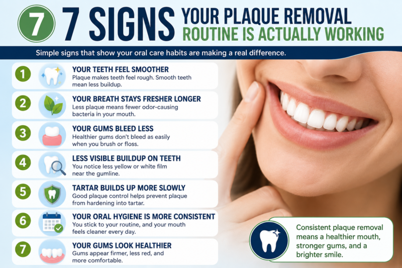 7 Signs Your Plaque Removal Routine Is Actually Working